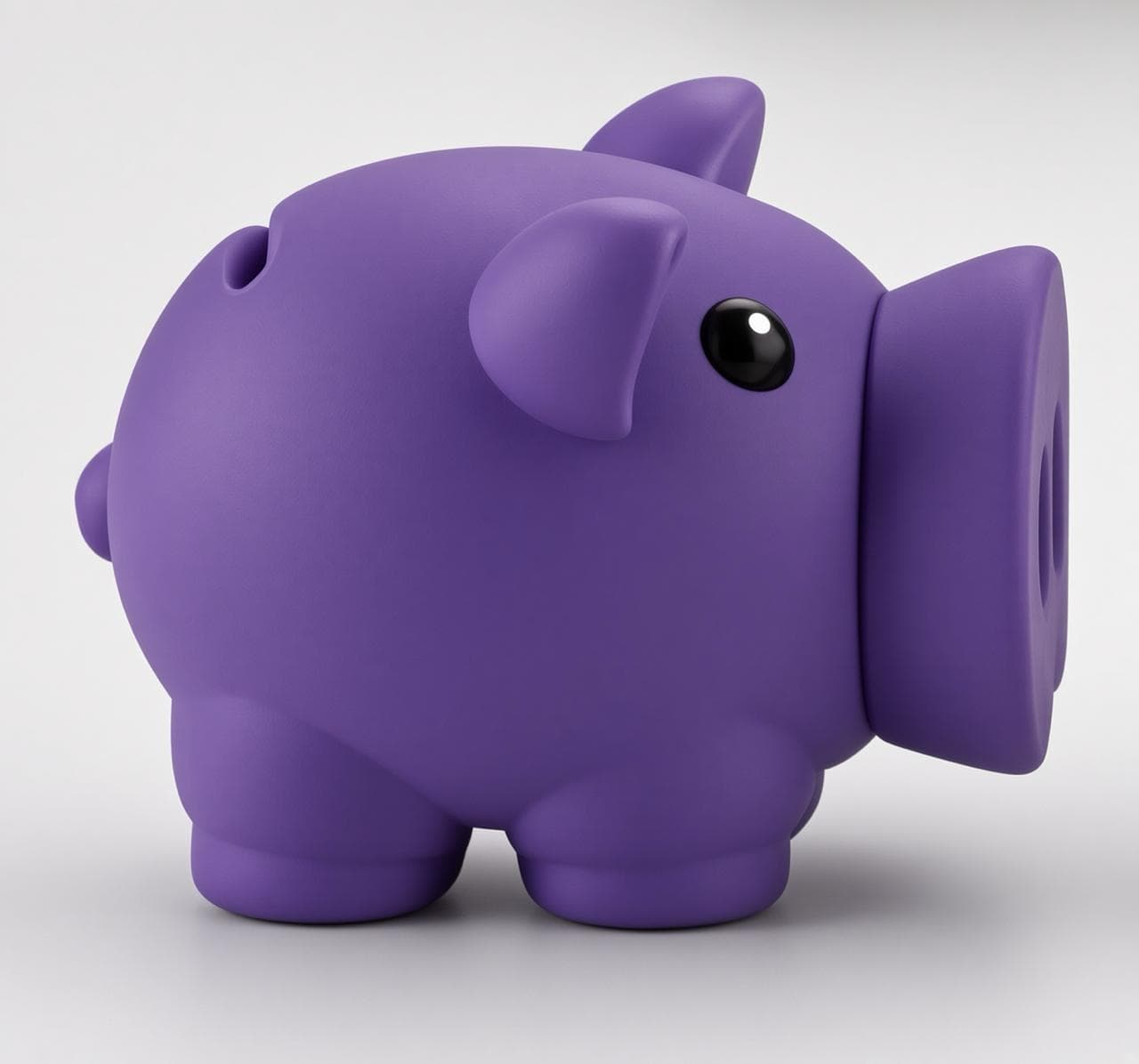 Alcancía de Cerdito Porky en PVC 6