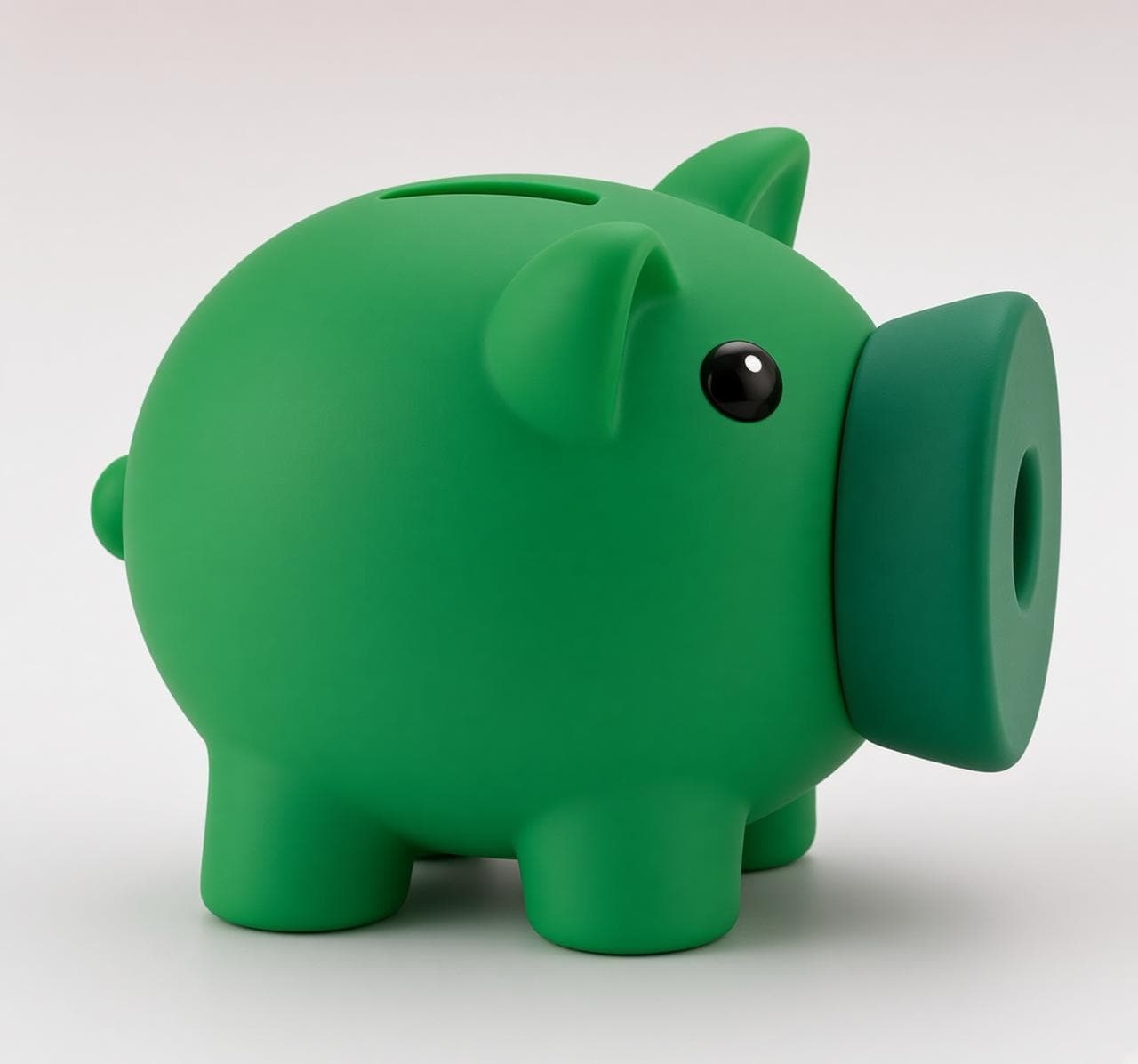 Alcancía de Cerdito Porky en PVC 10