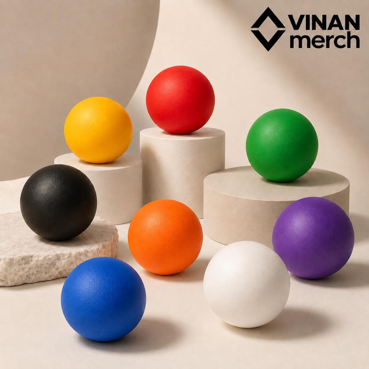 Pelota Antiestrés de Espuma 7cm (WL-E-SFPU-7B)